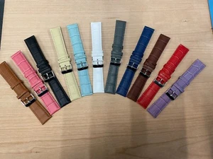 Correas de reloj de cuero genuino de buena calidad todo en 18 mm, 20 mm y 22 mm - Imagen 1 de 12