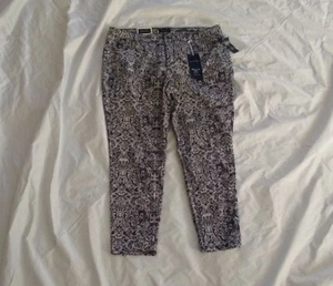 Charter Club Women Bristol Skinny Leg Baroque Intrepid Blue Ankle Jeans Size 18 - Picture 1 of 12