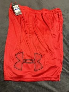 Under Armour 1306443601 Tech Red Size XL Mens Graphic Shorts Loose Fit Brand New - Picture 1 of 5