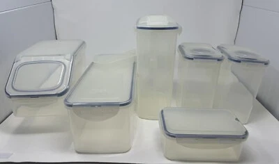 Lock & Lock NEW 6 Piece Clear Multi-Purpose Food Storage Containers Brand New - Image 1 of 4