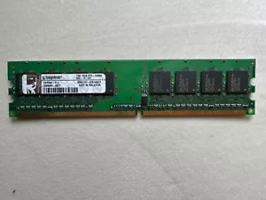 KINGSTON TECHNOLOGY DDR2 SDRAM KWK007-ELC 1GB 1RX8 PC2-5300U 555-12-D1, 667 MHZ - Picture 1 of 4