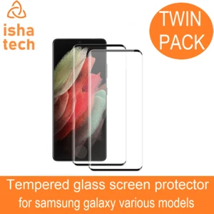 2X Tempered Glass Full 3D Screen Protector For Samsung S25 S24 S23 S22+ Ultra 5G - Picture 1 of 20