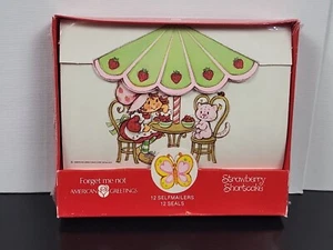 Vintage Strawberry Shortcake Selfmailers Postallette Note Greeting Cards 12 - Picture 1 of 24