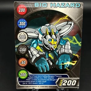 Bakugan BIO HAZARD - HSP 200 - Metal Command Gate Card 2006 BA008-CO-SM-B - Picture 1 of 7