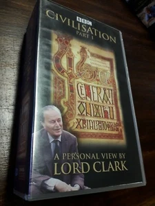 CIVILISATION : PART 1 - A PERSONAL VIEW by LORD CLARK (VHS TAPE) - Picture 1 of 3