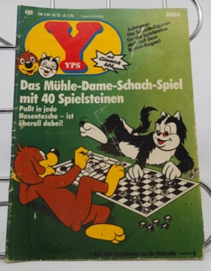 YPS Heft Nr.400 - Das Mühle-Dame-Schach-Spiel mit 40 Spielsteinen - Lose! - Picture 1 of 2