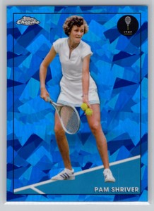 2021 TOPPS CHROME TENNIS SAPPHIRE EDITION #61 PAM SHRIVER