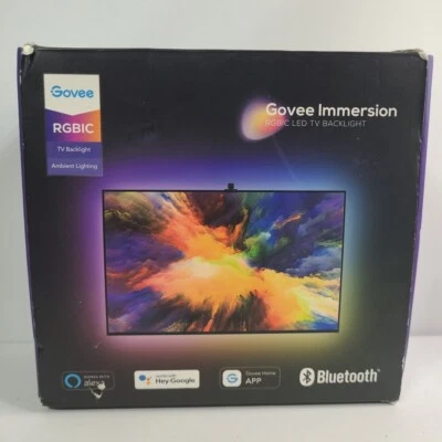 Govee Immersion RGBIC 液晶电视背光多色亮55英寸-65 — 第 1/4 张图片