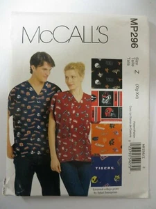 McCall's 296 PANTALONES DE CINTURA ELÁSTICA EXFOLIANTES PARTE SUPERIOR SUELTA Patrón de Costura Mujeres Hombres SIN CORTAR - Imagen 1 de 8
