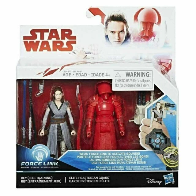 Hasbro Star Wars Rey (Jedi Training) & Elite Praetorian Guard 2-Pack Action Figure