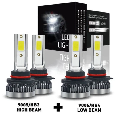 For 1999-2003 Lexus RX300 4Pcs 6000k LED Headlight High Low Beam Conversion Kit - Image 1 of 4