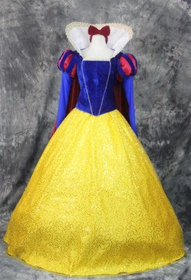 Blancanieves Blancanieves Disney Disfraz Juegos con disfraces Vestido de Noche Capa Larga Foto 1 de 4