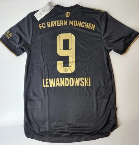 FC Bayern 2021/2022 Away Auth. Adidas Heat.Rdy Jersey Lewandowski #9 M-2XL NWT Cover