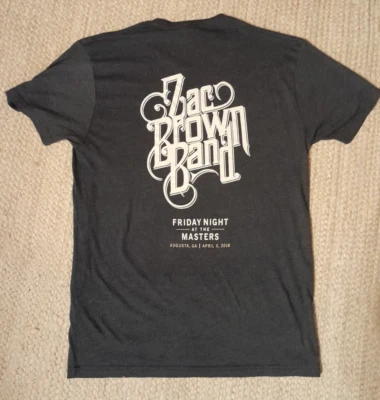 Camiseta Rara Masters Golf: ZAC BROWN BAND/NETJETS Friday Night at the Masters Foto 1 de 3