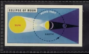 ECLIPSE DE LA LUNA - 60 + años Inglés Trade Card # 4 - Imagen 1 de 2