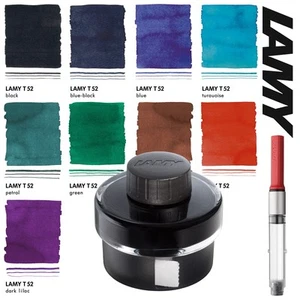 LAMY T52 Ink Bottle 50ml - CHOOSE COLOUR - for Fountain / Dip Pens - Uk Seller - Picture 1 of 12