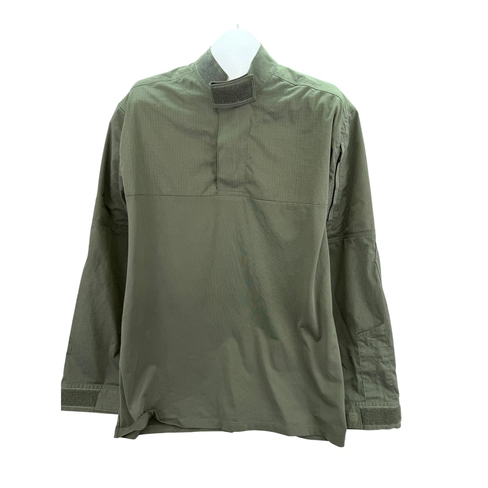 5.11 Stryke TDU Rapid Tactical Men's Long Sleeve Button Up Shirt Green Large - Image 1 of 4