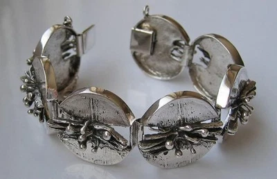 Silberarmband in aus 835 Silber silver bracelett antik 17,5 cm top! - Bild 1 von 4