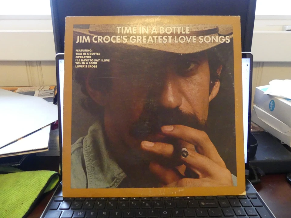 Jim Croce "Time in A Bottle" Greatest Love Songs LP винил в натуральную величину 35000 - Изображение 1 из 4
