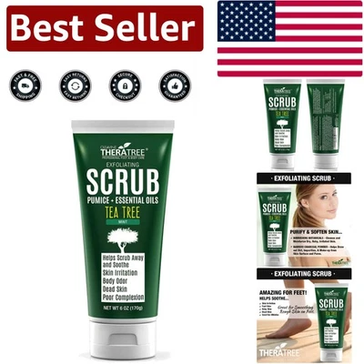 Natural Pumice Tea Tree Oil Scrub - Acne Treatment for Men & Women 6oz - Image 1 of 4