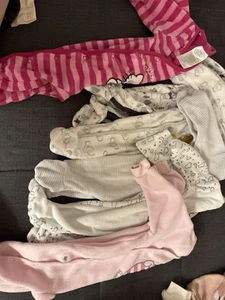 6 Baby Schlafanzüge Mädchen 62 Paket Set - Bild 1 von 7