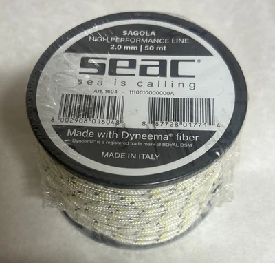 SEAC Dyneema High Performance Spearfishing Line, 1mm Diameter/50m,Spear Guns - Image 1 of 4