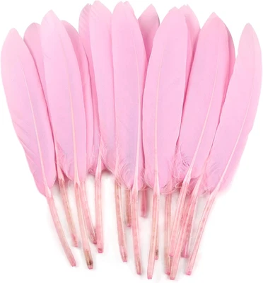 120Pcs Goose Cochettes Feather Natural Bulk 4-6 Inch 10-15Cm for Wedding Party C - Image 1 of 4