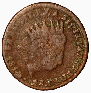 1814 2 Grani Ferdinando III Sicily Italian States KM# 249 - Picture 1 of 2