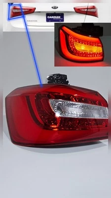 2014 2015 2016 Kia Cadenza conjunto de lanterna traseira esquerda driver LH fabricante de equipamento original restaurado  - Imagem 1 de 4