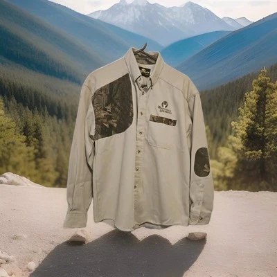  Janet Blase Whitetails Unlimited  Men's Long Sleeve Shooting Shirt Size L USA - Image 1 of 4