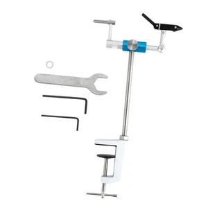 Tisch-Schraubstock zum Fliegenbinden, Clip-Typ, glatt, drehbar, mit Klemme, - Picture 1 of 6