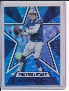 Philip Rivers True Blue Insert #D/49 2020 Panini Rookies and Stars Football #28 - Imagen 1 de 1
