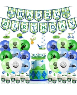 Товары для вечеринок на тему гольфа украшения для дня рождения - Изображение 1 из 3