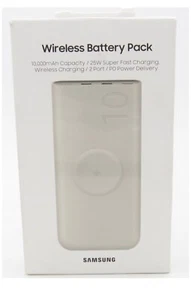 Samsung - 25W 10,000mAh Wireless Battery Pack + C - C Cable EB-U2510XUE - Picture 1 of 2
