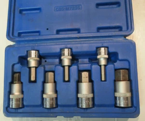 Cornwell Tools CBS-M723S 7pc Metric 6mm-19mm Allen Hex Bit Socket Driver Set - Picture 1 of 6