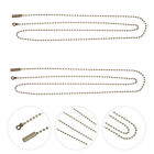  2 Pcs Lamp Parts Pull Chain for Ceiling Fan Cord Necklace Locket Light Zipper