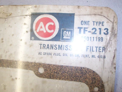Filtro de transmisión - Buick, Olds, Pontiac con 350C, 375B 1975 a 83 - AC PF213  Foto 1 de 2