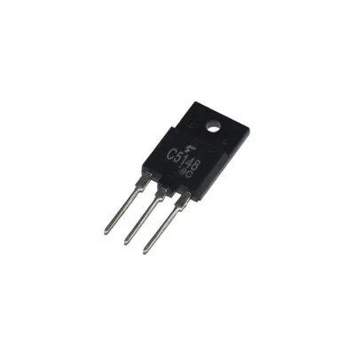 Toshiba 2SC5148 Silicon NPN Horizontal Output 3-Prong Power Transistor - Black - Image 1 of 2