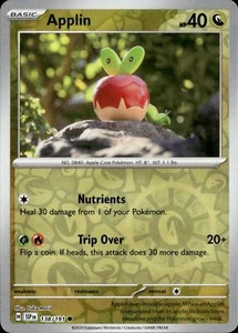 Pokemon Applin 138/191 Holograma Inverso Surging Sparks Casi Nuevo - Imagen 1 de 1