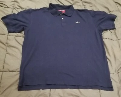Camisa Polo Rocawear Para Hombre Grande Azul Manga Corta Blanco Cosido Logo  Foto 1 de 4
