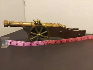 Antike Messing Kanone Tischplatte - Bild 1 von 15