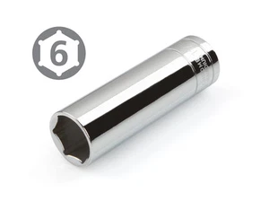 TEKTON 14247 1/2-Inch Drive by 11/16-Inch Deep Socket, Cr-V, 6-Point - Picture 1 of 2