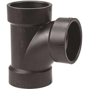 NIBCO C5811HD332 3 in. x 3 in. x 2 in. ABS DWV Hub x Hub x Hub Sanitary Tee - Picture 1 of 1