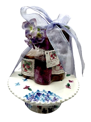 Bath & Body Works Floral Cake Stand Spring 2020 Set Sun Ripened Raspberry READ - Image 1 of 4