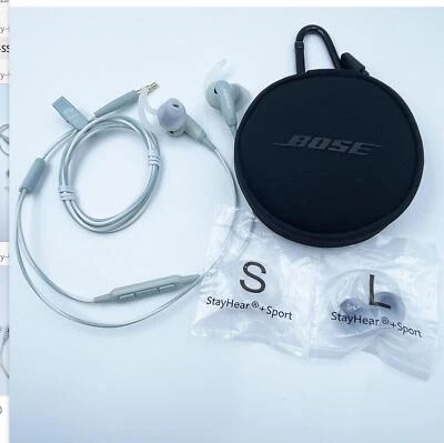Bose SoundSport 3.5mm Wired Jack Earbuds (In Ear) Earphones - White - Image 1 of 4