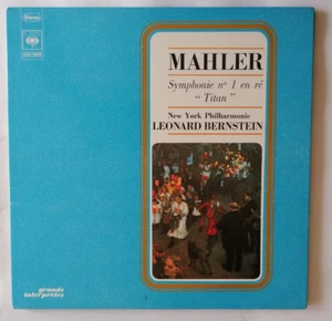Mahler, Sinfonia N°1 IN Re " Titan " / Leonard Bernstein LP Francia CBS 75653 - Foto 1 di 3