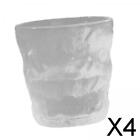 4Xglass Drink Cup Tea Cups Beer Glass Glassware For Juice Iced Coffee