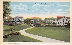 Postal de Cardinal Court Newton Iowa años 30 - Imagen 1 de 2