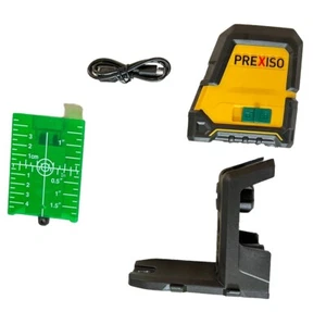 PREXISO Laser Level Self Leveling - 100Ft Rechargeable Cross Line Laser, Green L - Picture 1 of 6