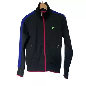 Nike Retro National N98 Trainingsjacke Schwarz Neon Medium - Bild 1 von 5